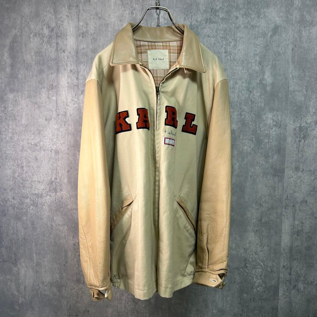 Karl Helmut 90sカールヘルムリアルレザー スタジャン ヴィンテージ
