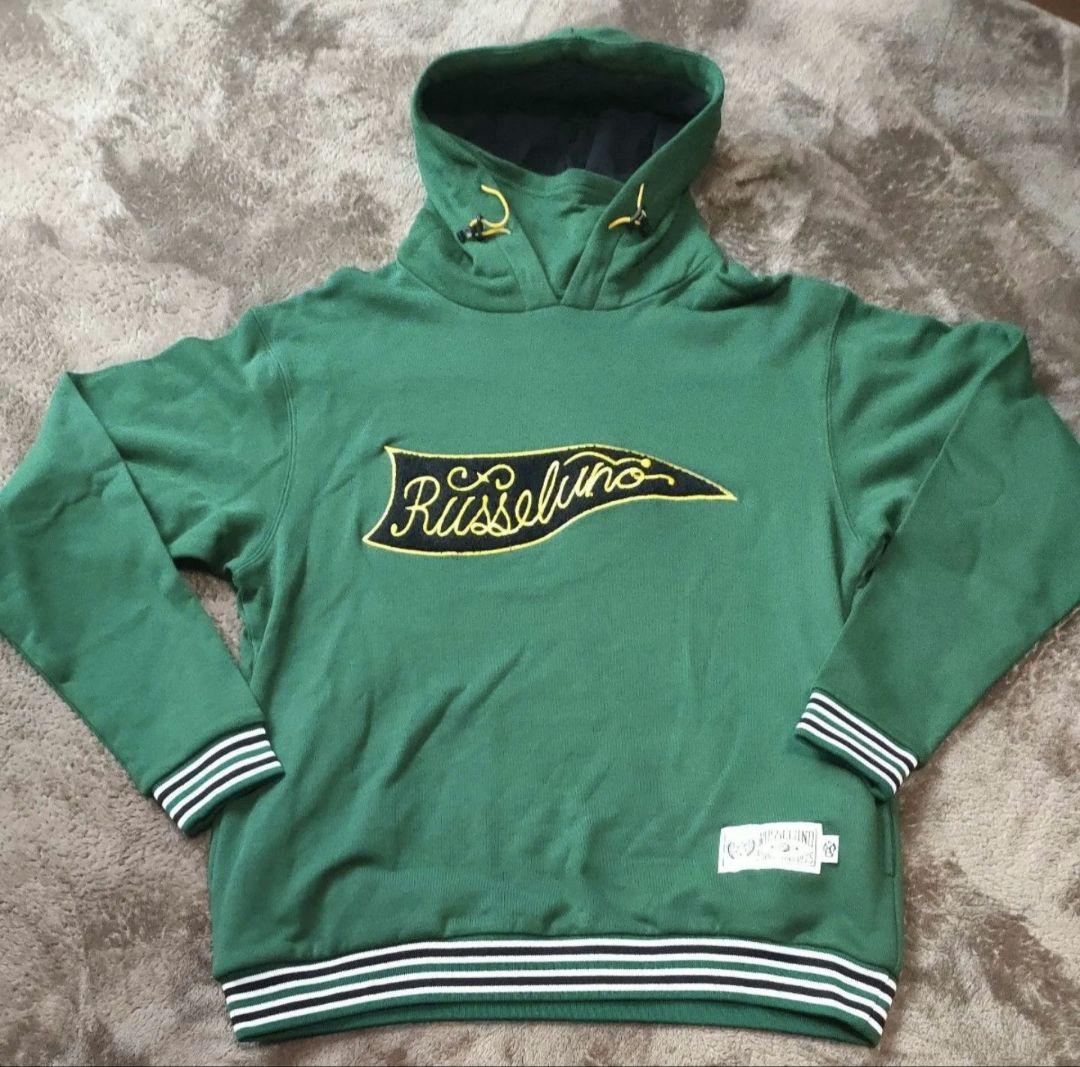Russeluno ラッセルノ パーカー ロゴ刺繍　5サイズ　秋冬　ゴルフ　緑