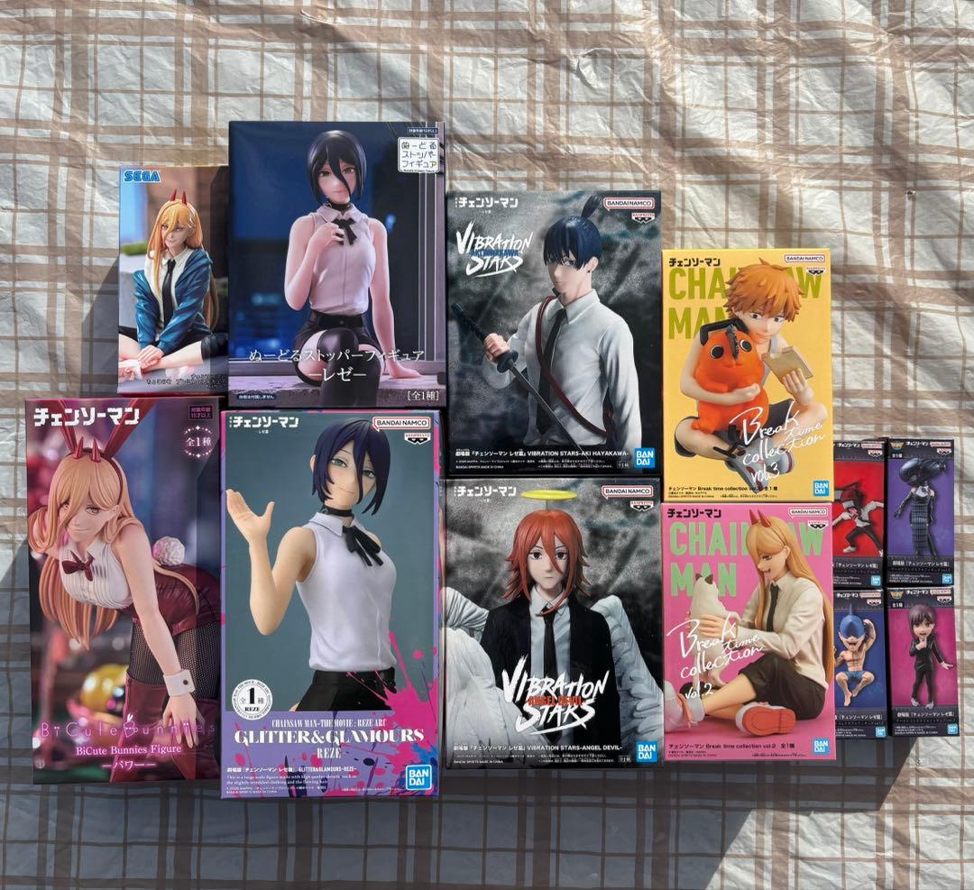 ラストワン　劇場版チェンソーマン　他　プライズフィギュア　12点まとめ売り