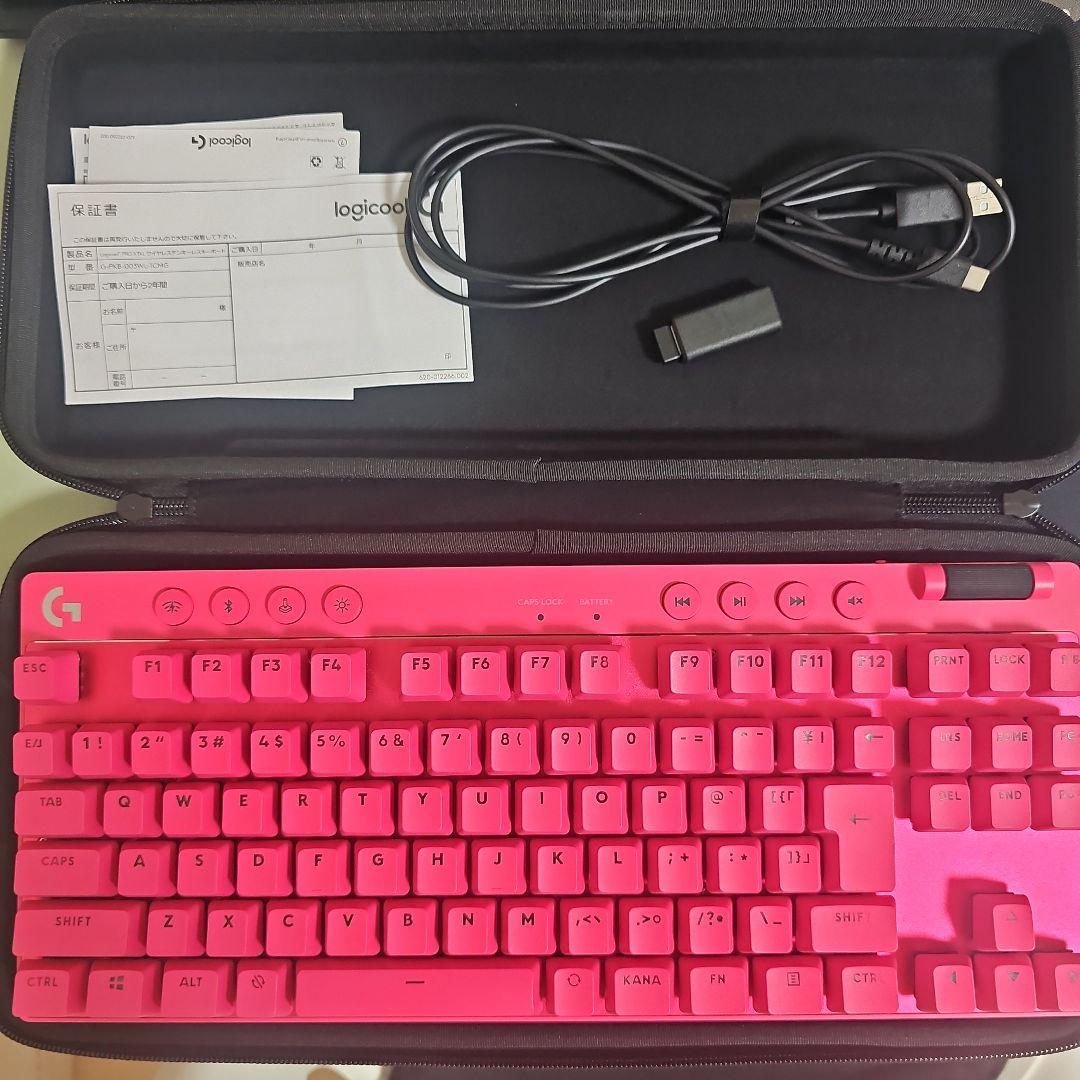 Logicool G PRO X TKL テンキーレス タクタイル マゼンタ Клавиатура игровая Logitech G Pro X TKL LightSpeed Mechanical