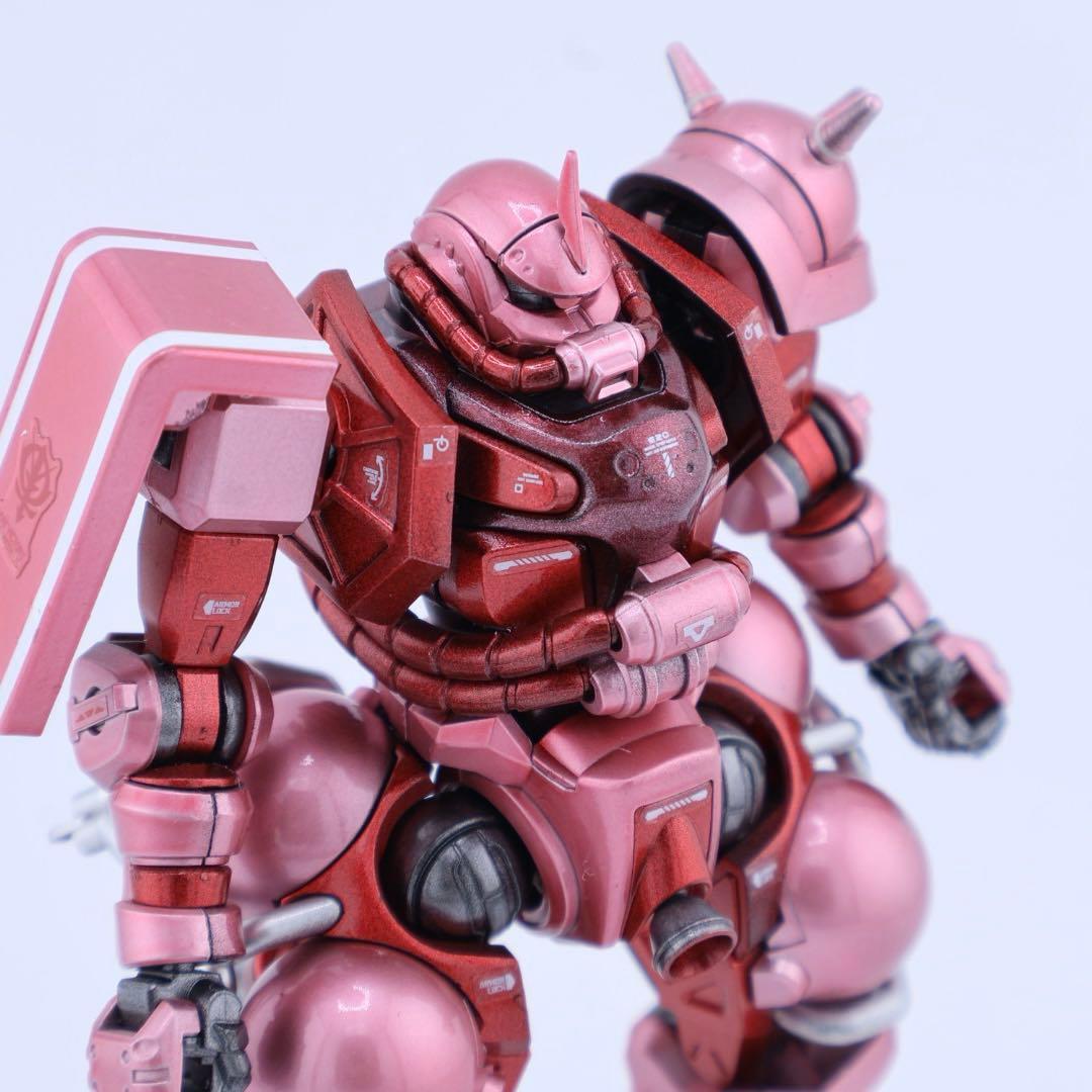 HG シャア専用ザク(GQ) キャンディ塗装完成品 - メルカリ