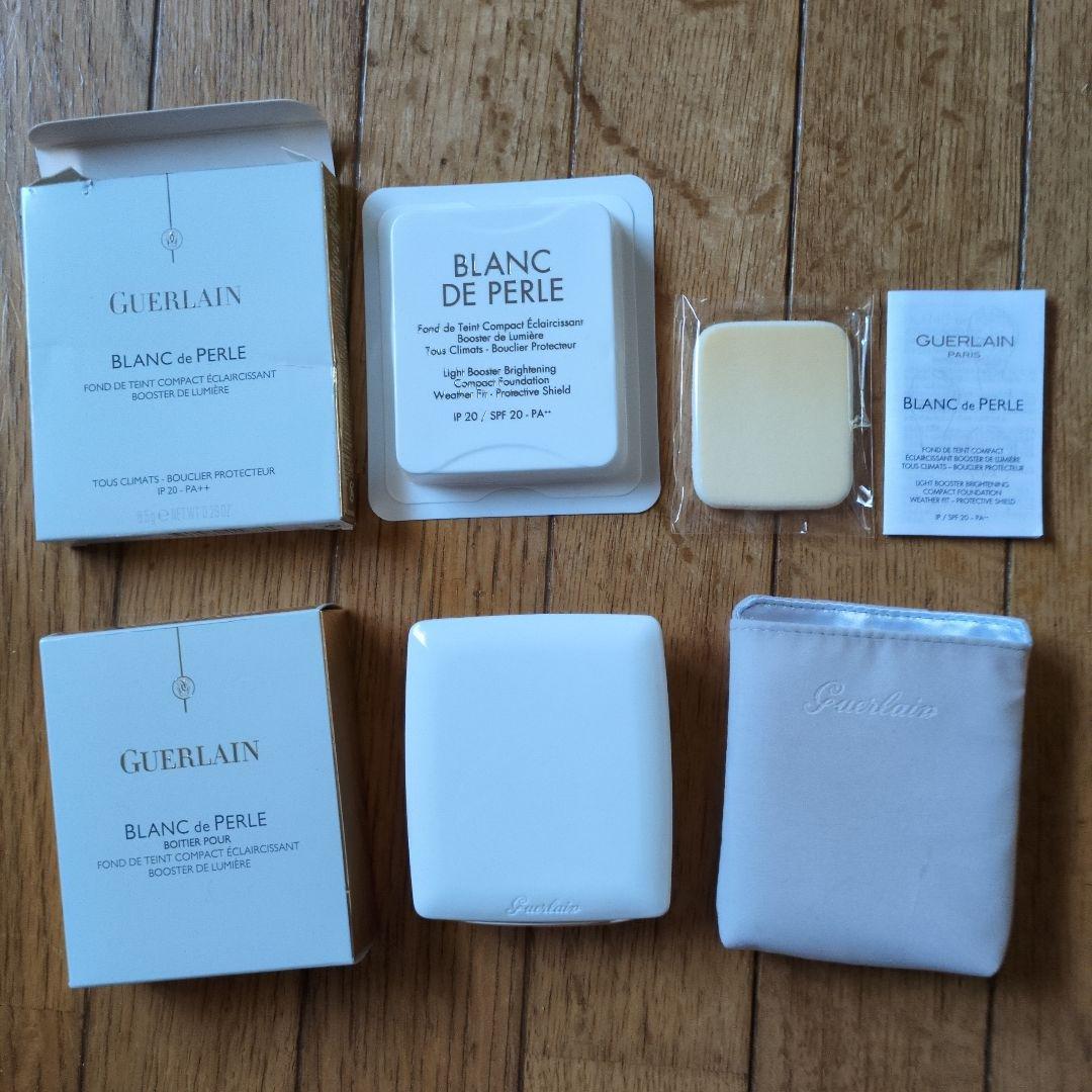 ゲラン　ファンデーション　ペルル　ブラン　ライトブースター　コンパクト　N01