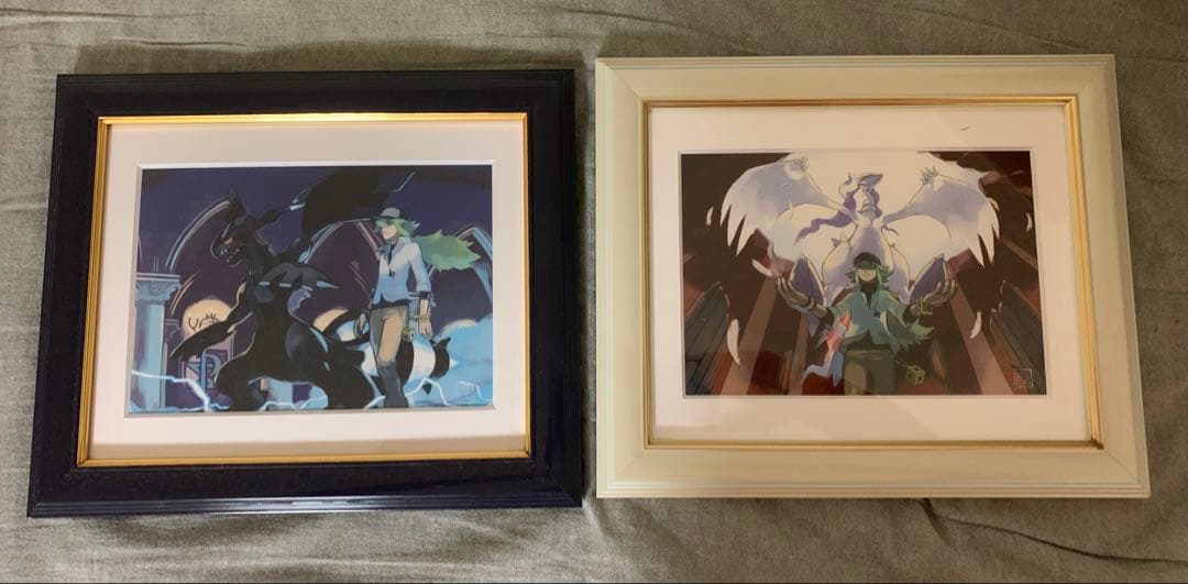 ポケモン　Nのレシラム　Nのゼクロム コレクタブルアート　ポケットモンスター