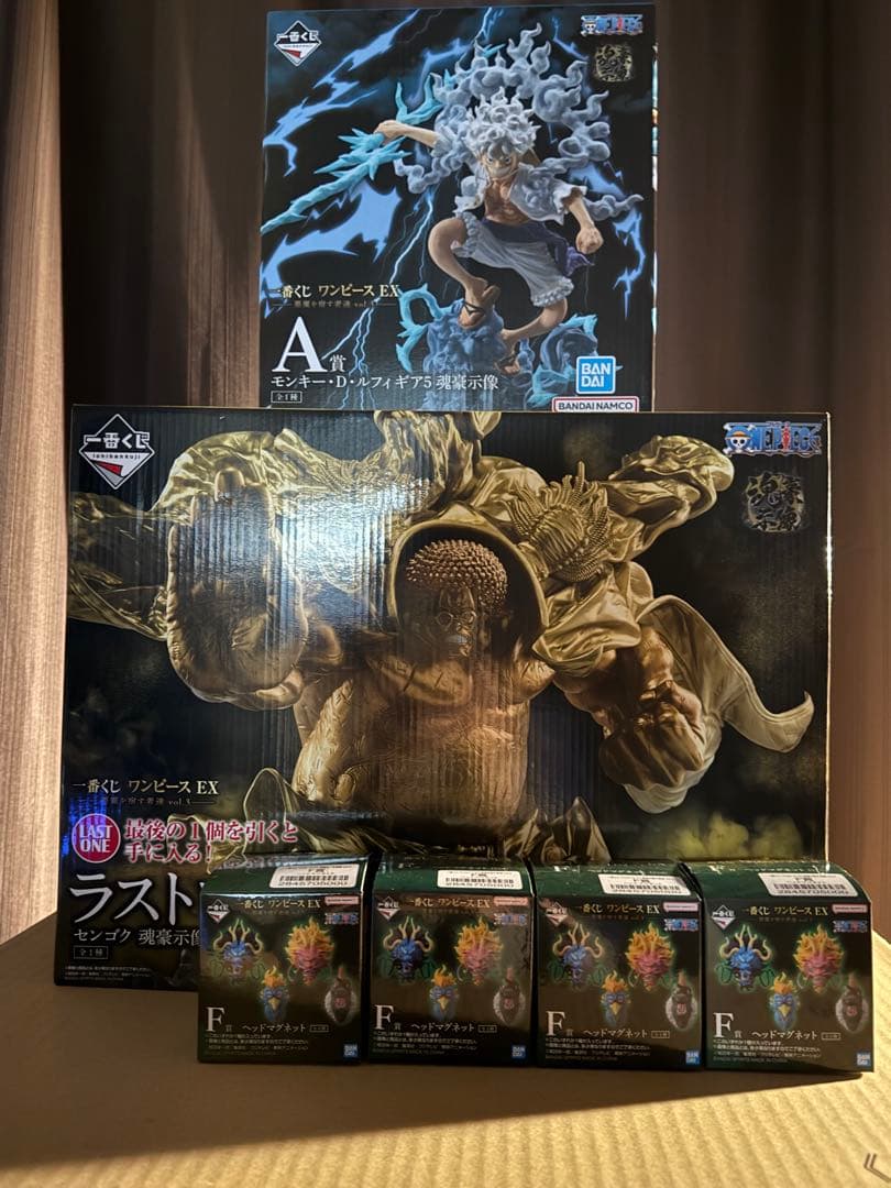 【未開封】一番くじワンピースEX A賞 F賞(全種) ラストワン