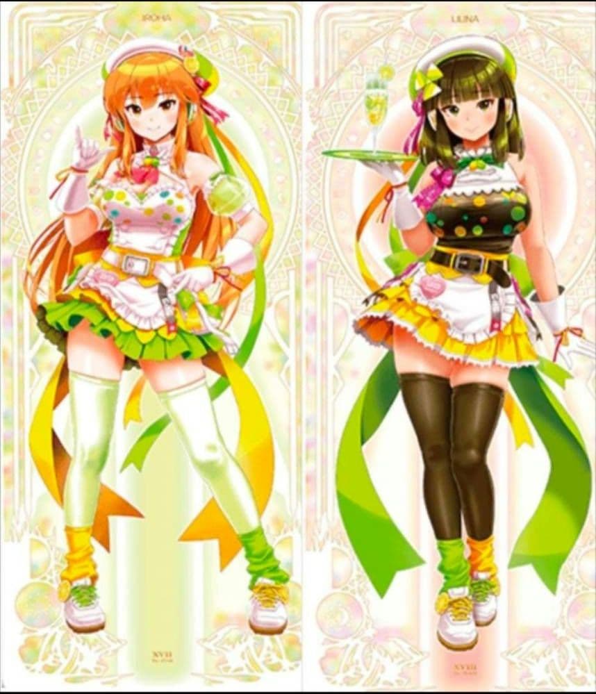 新品未開封 ビートマニア ⅡDX 等身大タペストリー 2種 リリナ イロハ