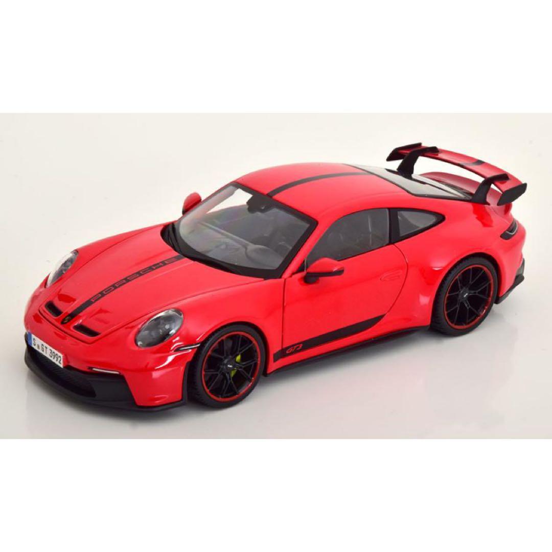 1/18 PORSCHE 911 992 GT3 レッド　ポルシェ　マイスト マイスト ミニカー Porsche 911 GT3 Red 1/18 Maisto ポルシェ 911 赤