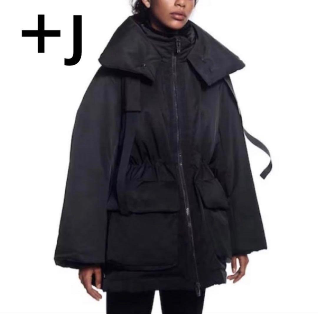 UNIQLO+J ハイブリッドダウンショートコート　BLACK
