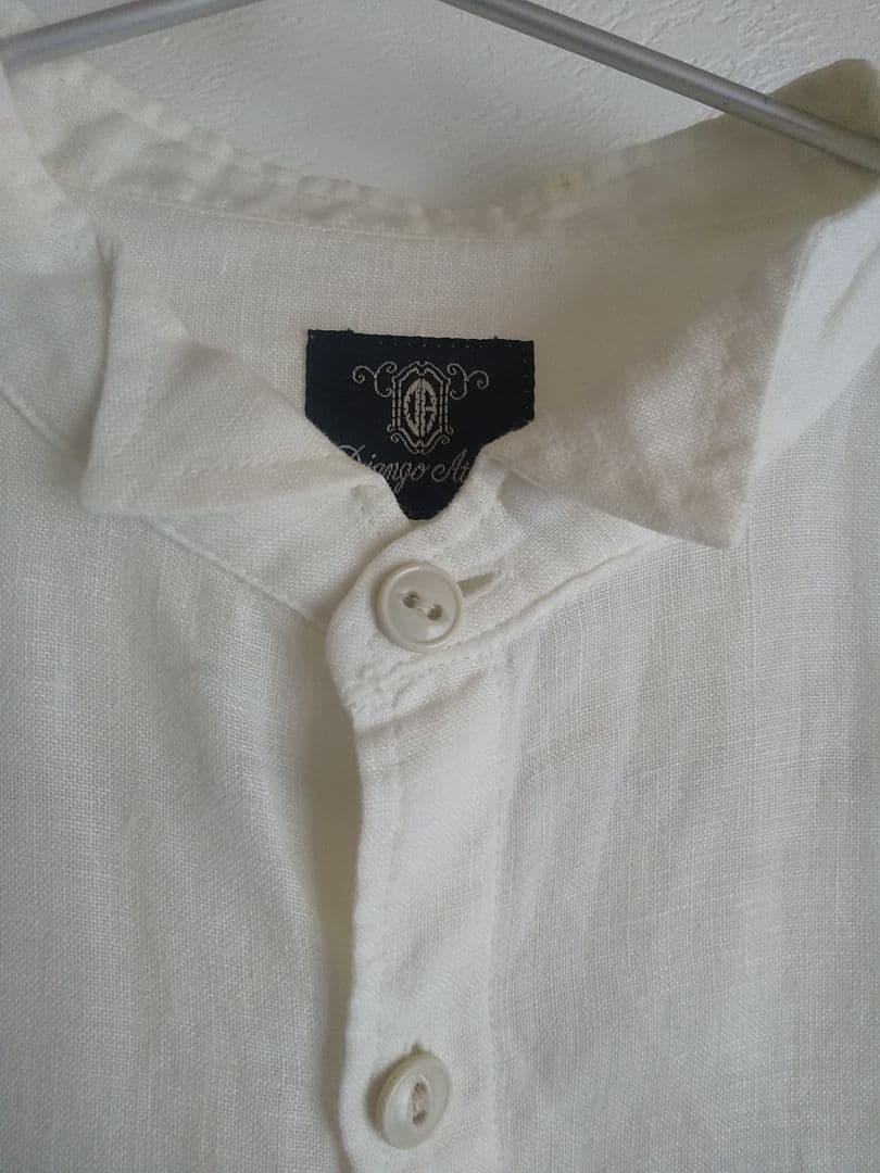 ジャンゴアトゥール ウイングカラー シャツ リネン djangoatour - メルカリ