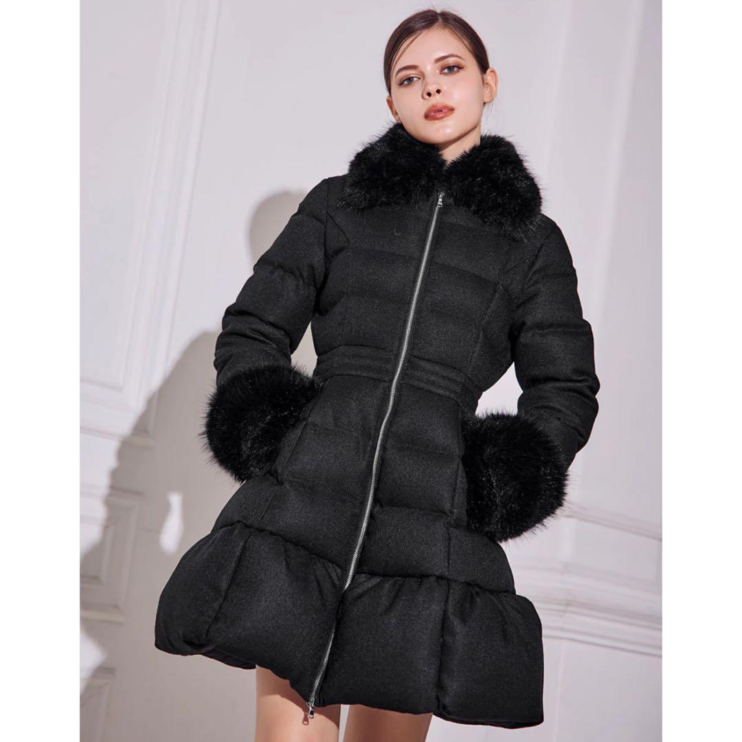 新品◇Riu Ballon jolie down coat ダウンコート 黒