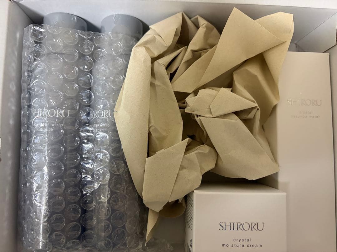 SHIRORU 洗顔2、化粧水、クリーム4点セット
