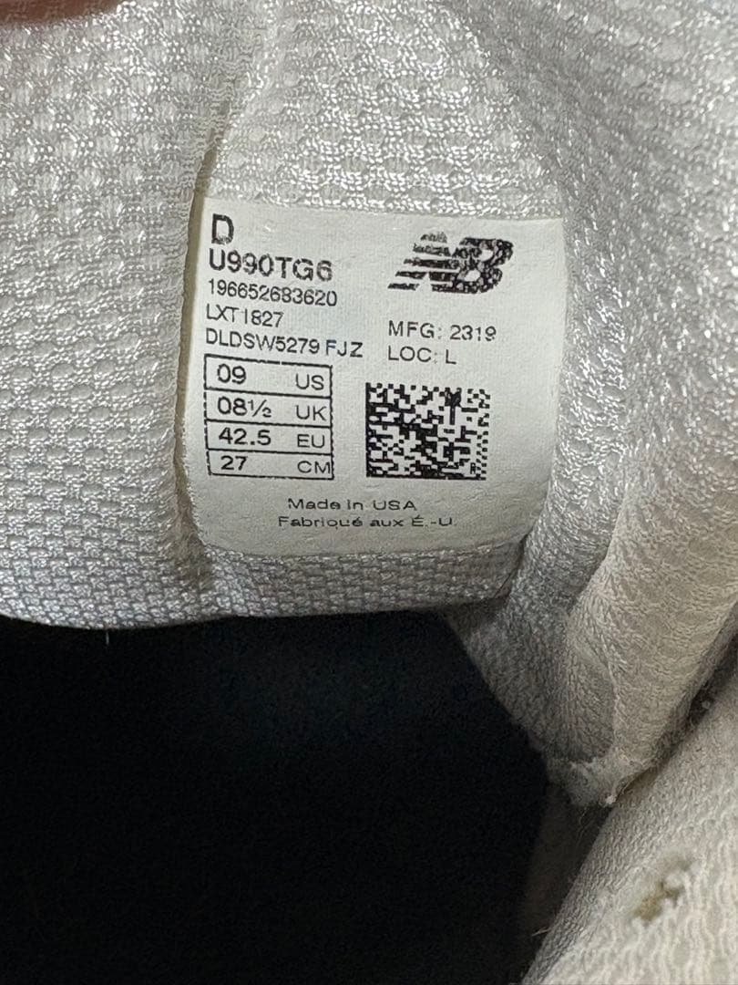 ニューバランス New Balance 990v6 U990TG6 27.0cm