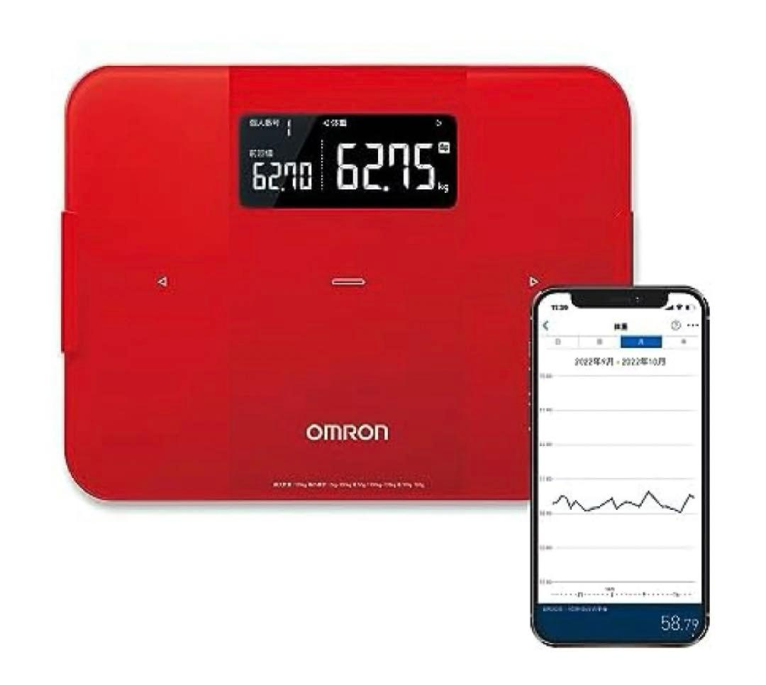【お値下げ】新品・未使用 OMRON カラダスキャン HBF-255T レッド