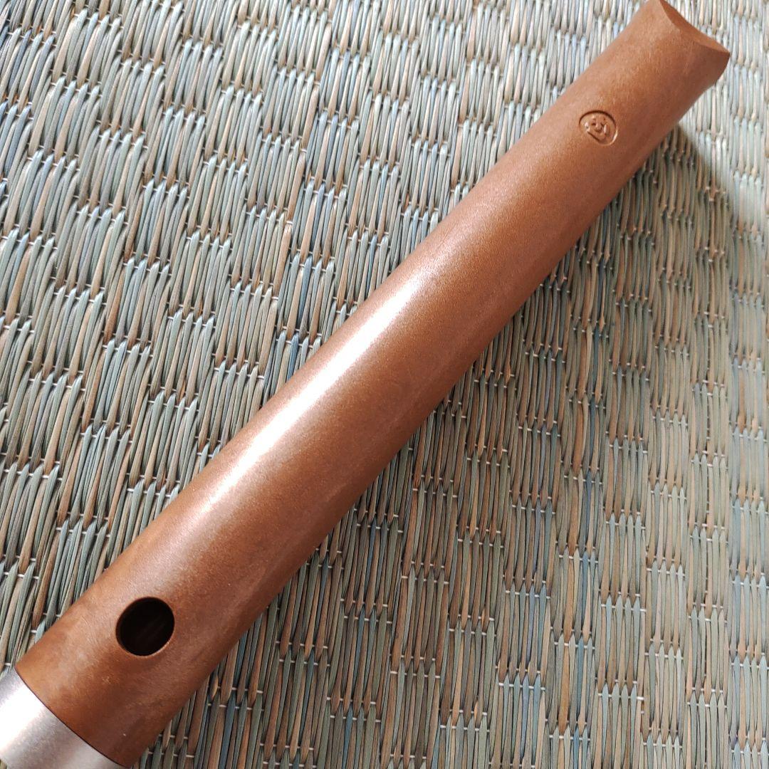 レア】 樹脂製 尺八 むらおか管 一尺八寸七孔 ケース、キャップ付