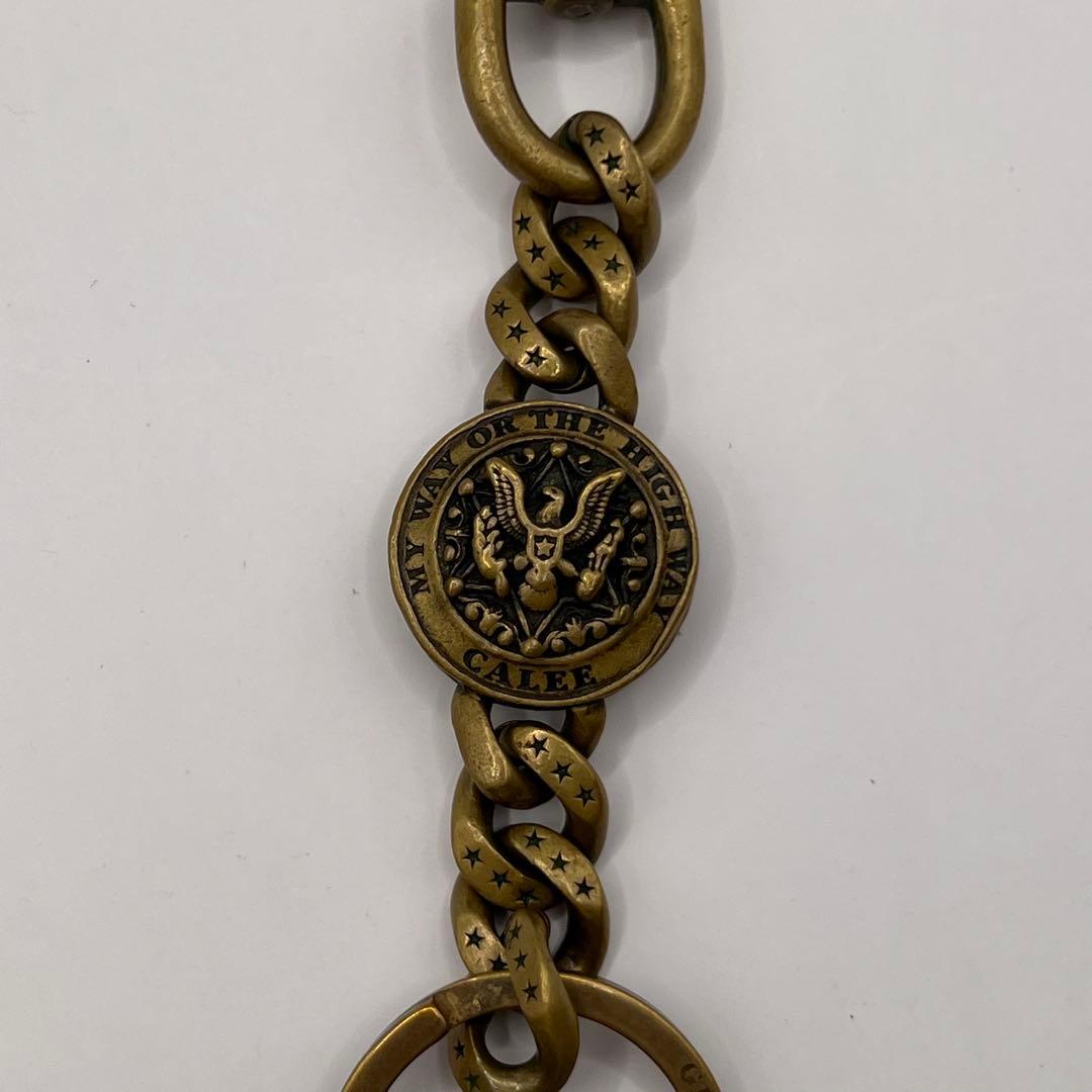 CALEE キーリング concho key ring brass ゴールド