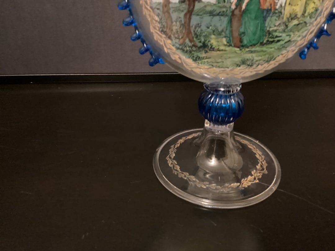 ベネチアンガラスムラーノガラス イタリア ガラス デキャンタ 13×H27cm