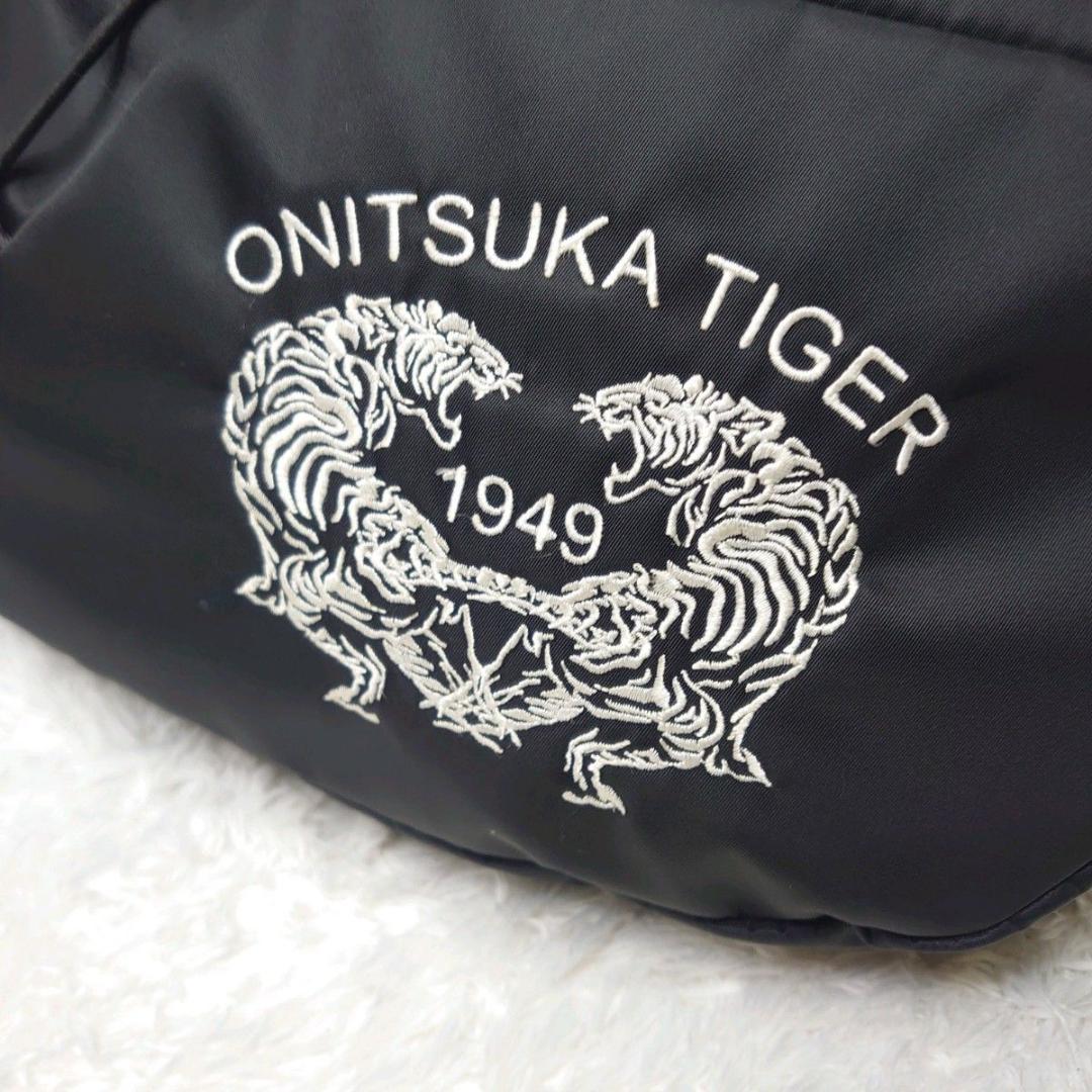 未使用級】極美品 オニツカタイガー メッセンジャーバッグ 刺繍
