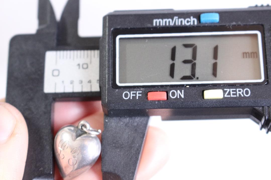 30s スウィートハートジュエリー WW2 シルバー ぷくぷく ピュアハート