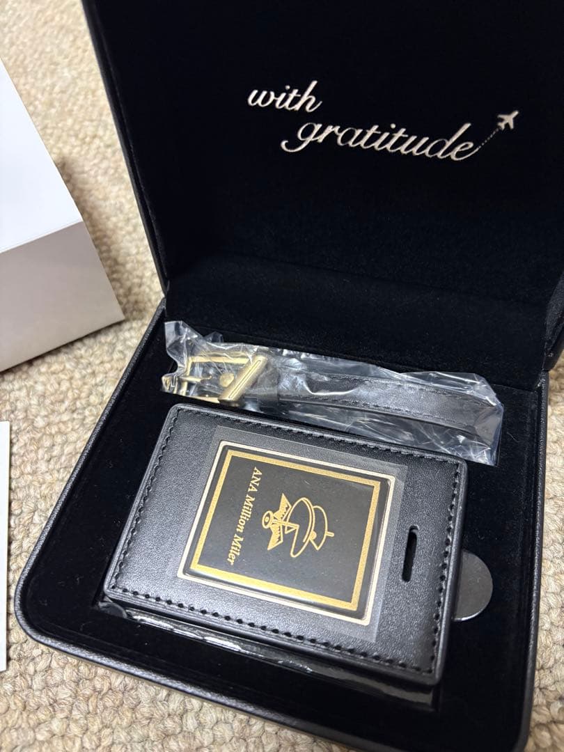 ANAミリオンマイラー　50万マイル　オリジナルネームタグ ✨非売品レア✨ANA ミリオンマイラー ネームタグ 50万マイル 時の証