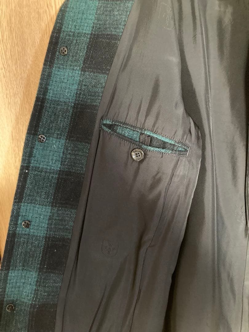 ゆういち様専用です ウールチェック ジャケット オンブレ Lサイズ