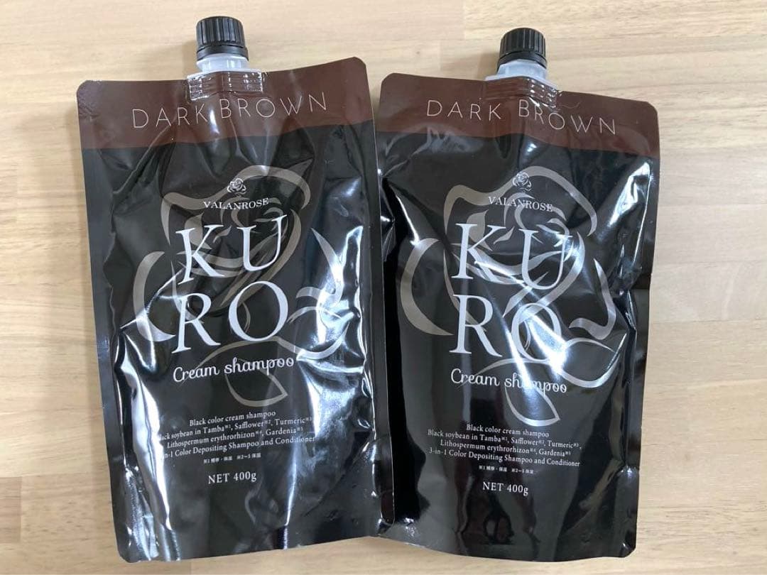 新品未使用バランローズ　KUROクリームシャンプー　ナチュラルブラウン　2個