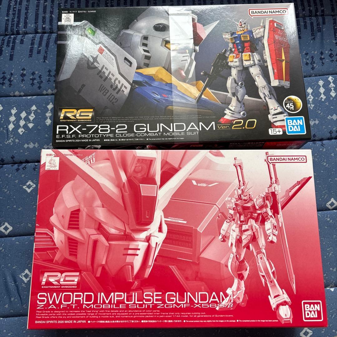 RGガンダムver2.0RGソードインパルス2体セット RG ソードインパルスガンダムSpecII」本日12時より予約スタート！「MG
