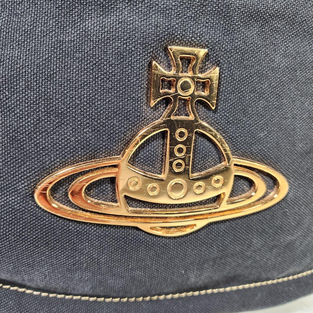 ヴィヴィアンウエストウッド リュック 金オーブ エッジウェア 黒 大