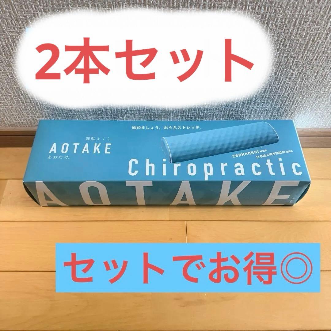 【新品・未使用】全健会 あおたけ運動枕　2本セット