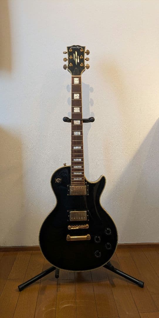 GrassRoots エレキギター ブラック レスポールタイプ