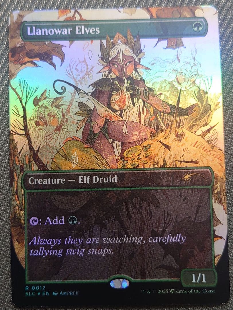 mtg フルアート FOIL ラノワールのエルフ 英語版 slc sld