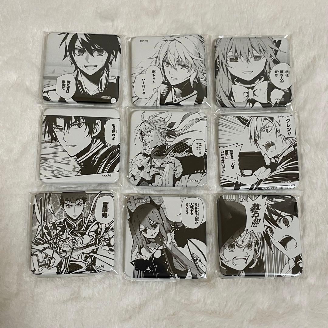 終わりのセラフ DMMスクラッチ 缶バッジ コンプ セット