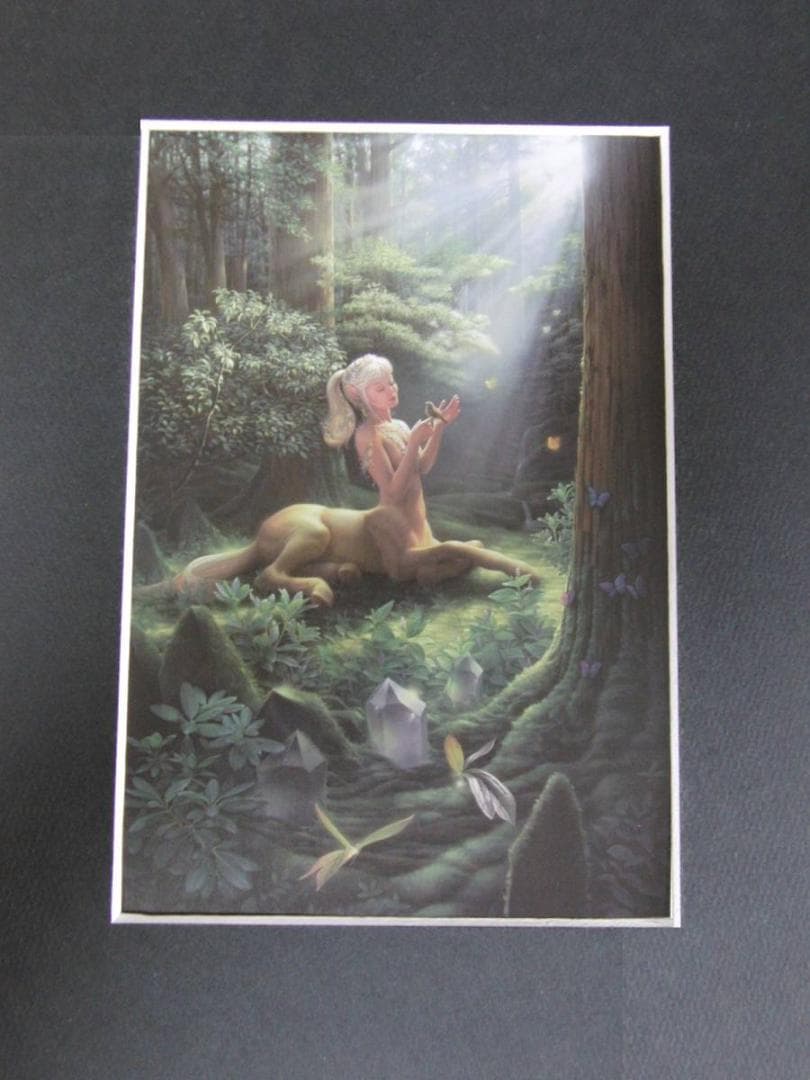 カーク・レイナート、【フォレスト　プリンセス】、希少な額装用画集より