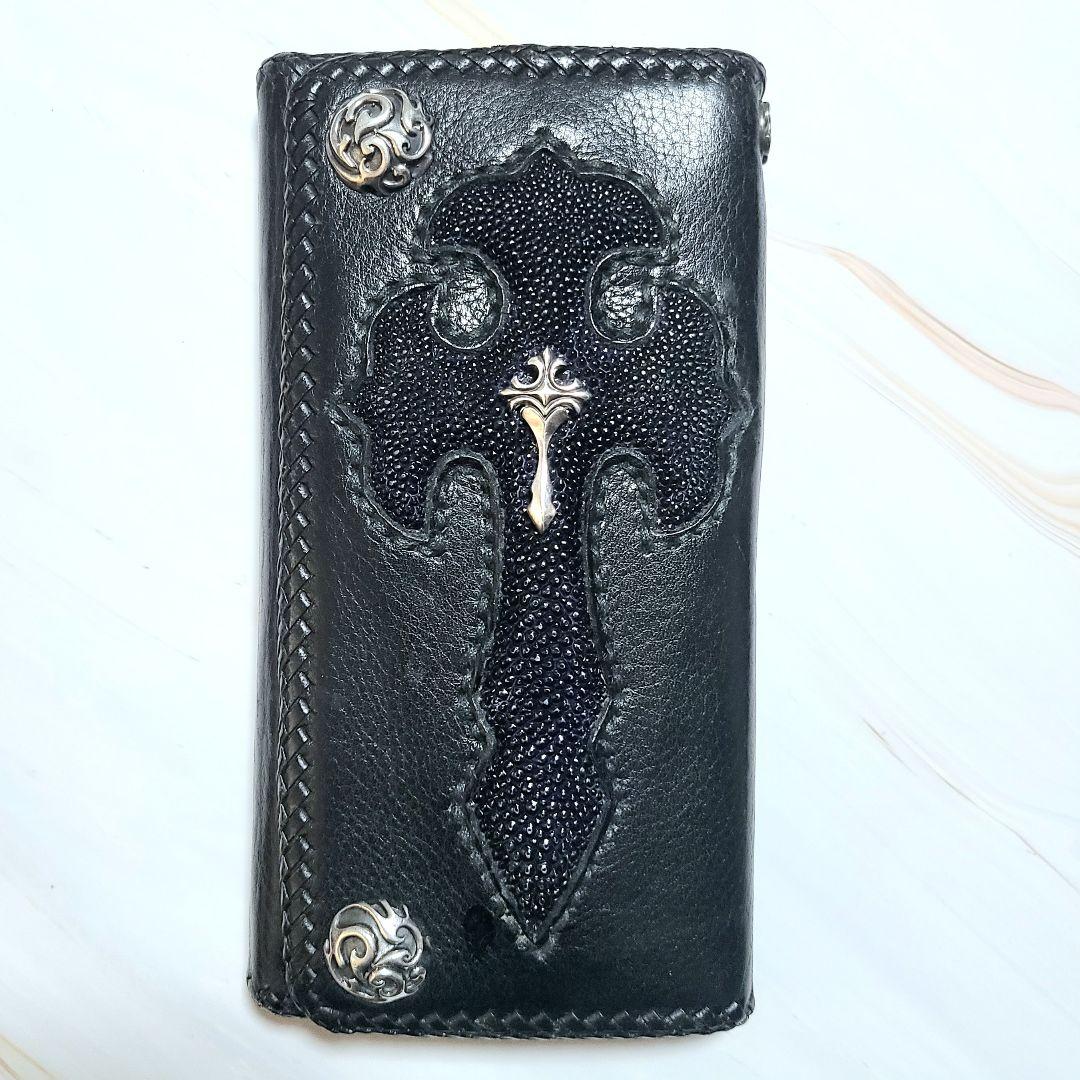 新品定価116000円 ウィリアムウォレス スティングレー 牛革 シルバー925