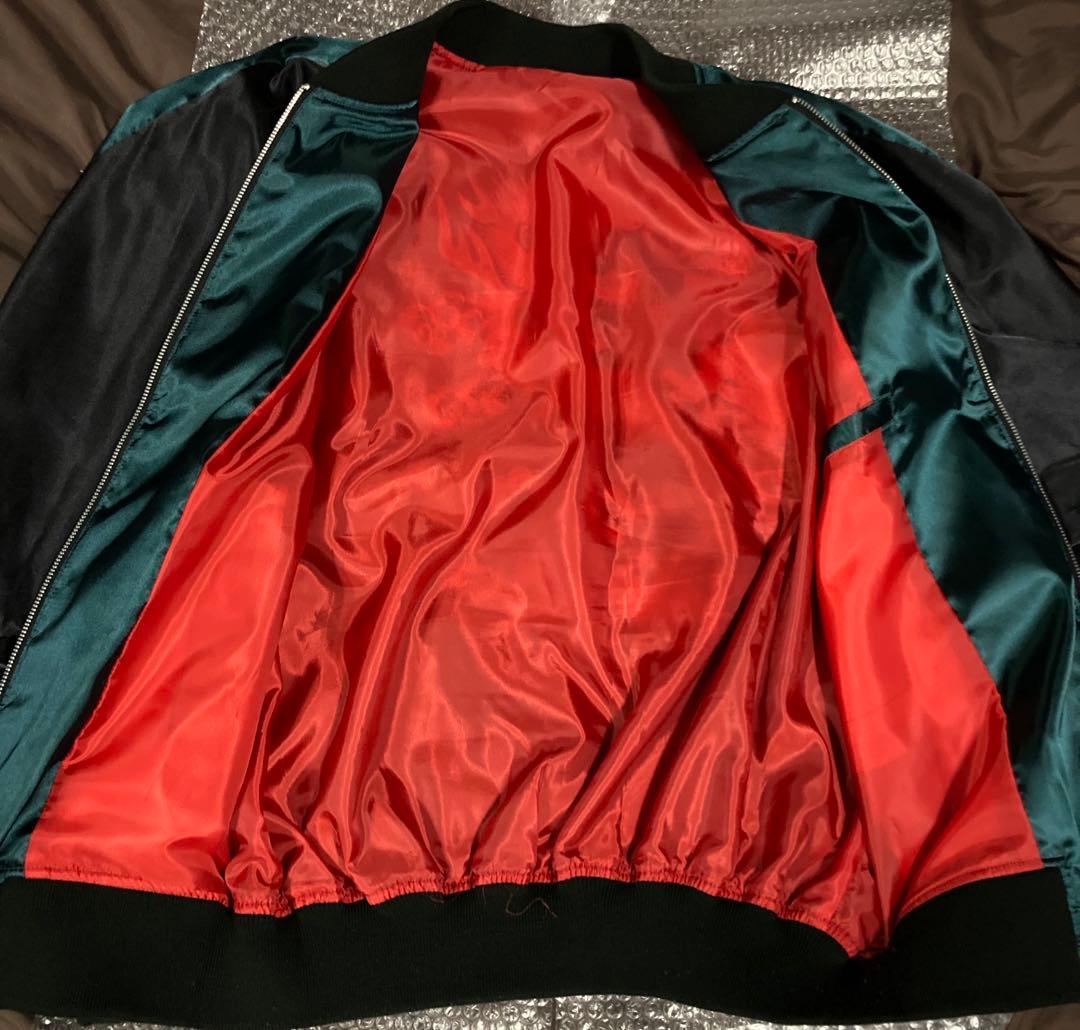 星姫HOSHIHIME 花竜(花龍)スカジャン ダークグリーン3L - メルカリ