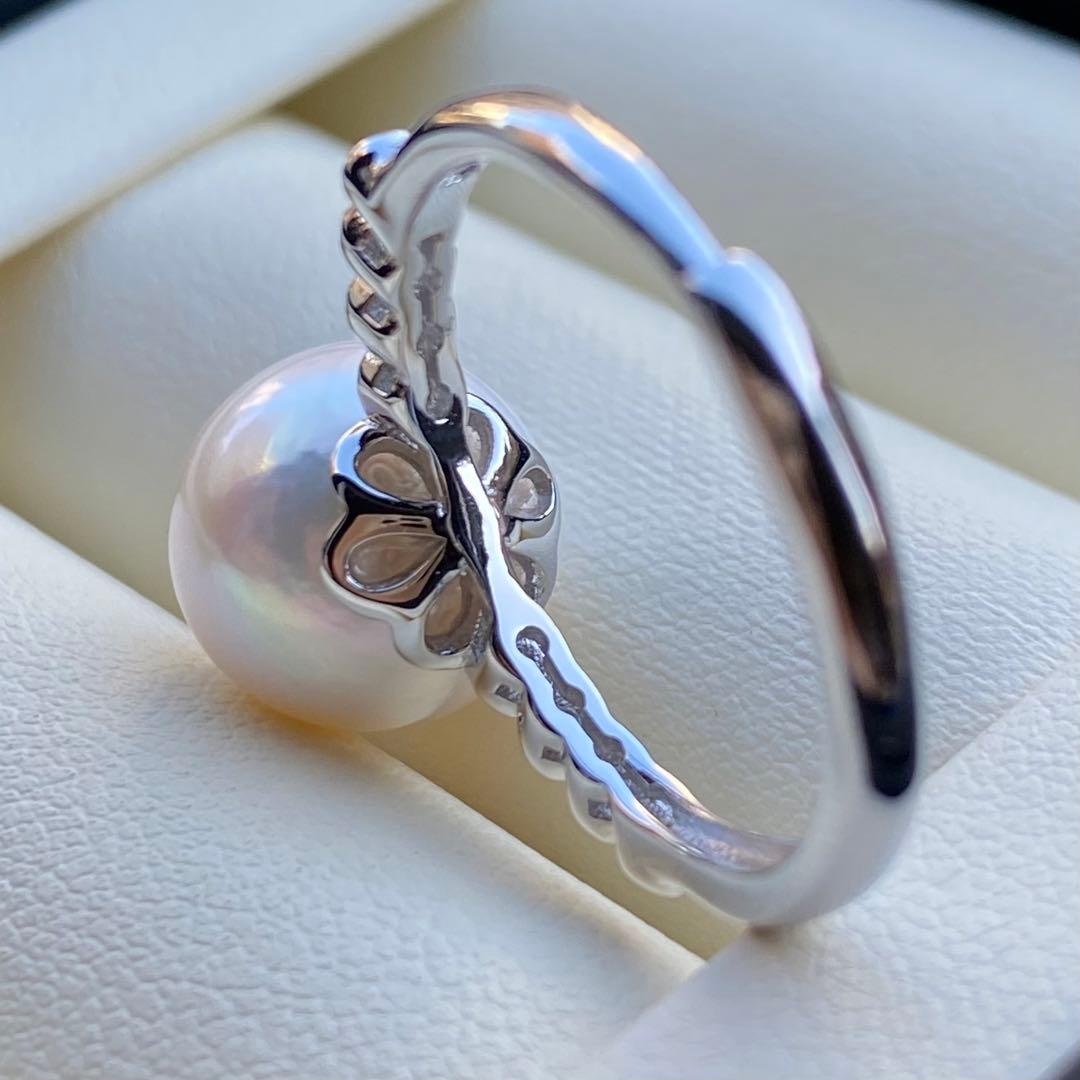 本真珠 淡水エジソンパールリング 11.1mmホワイトL1309 - メルカリ