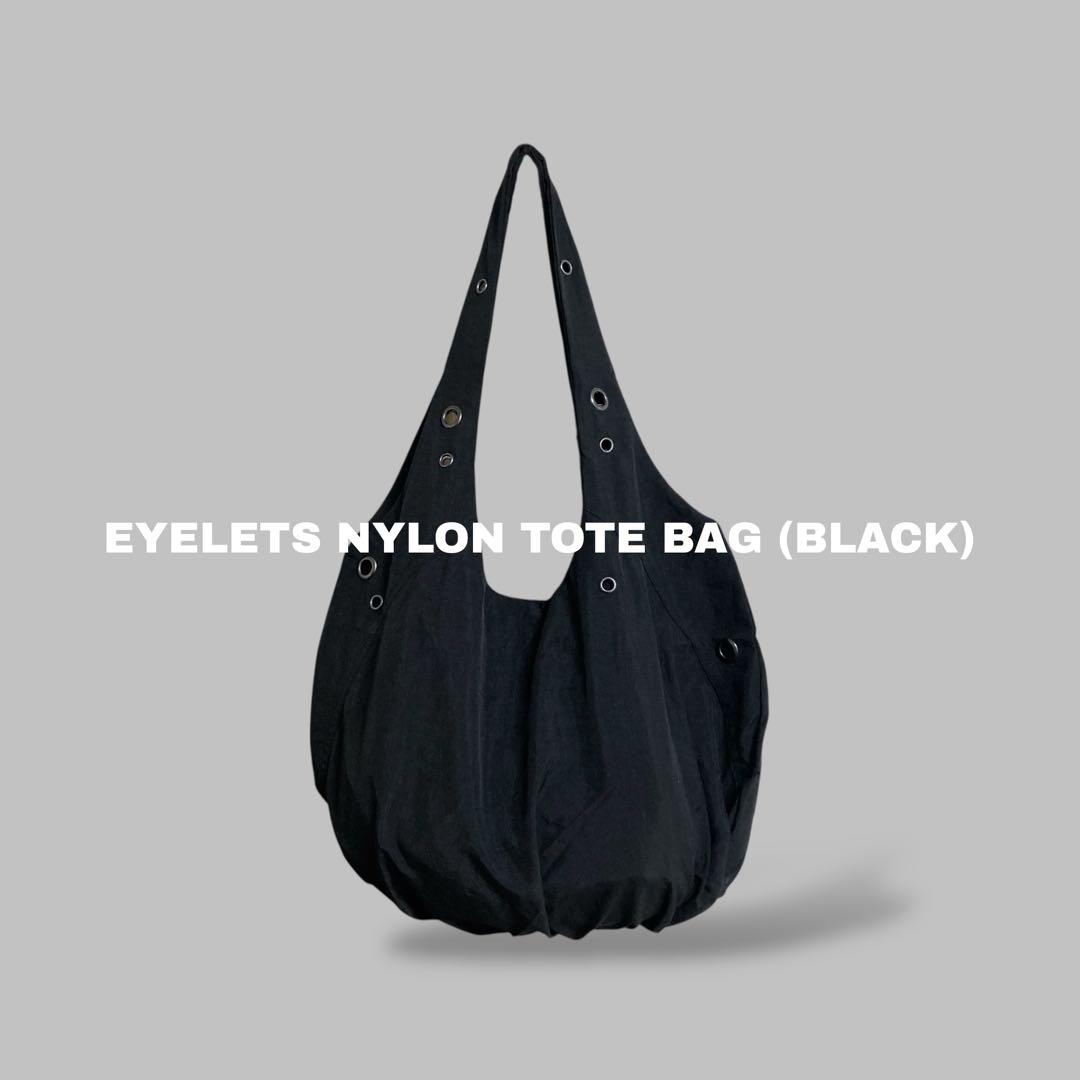ダイスケ EYELETS TOTE BAG (BLACK) 3098B