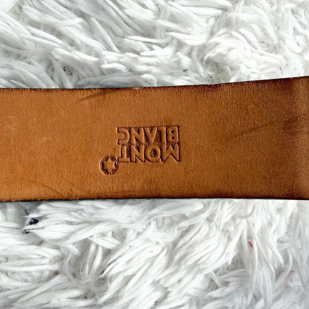 極美品&レア】モンブラン ベルト マイスターシューテック レザー