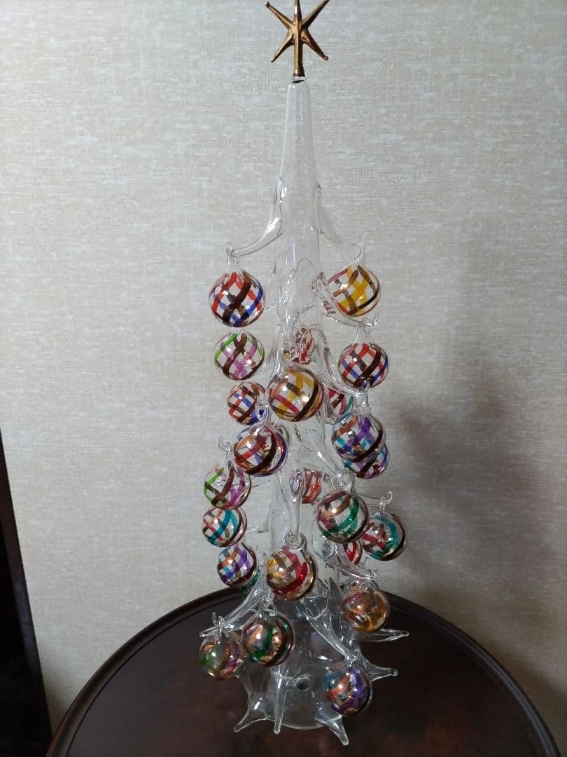 イタリア「SoffieriaParise」 ガラス細工クリスマスツリー