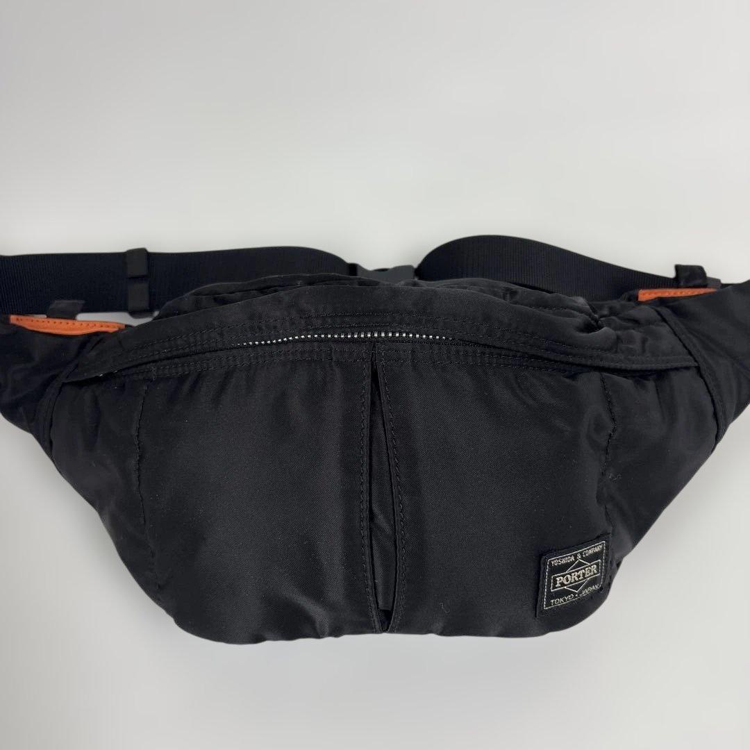 【美品】PORTER タンカー ウエストバッグ ボディバッグ ユニセックス 黒