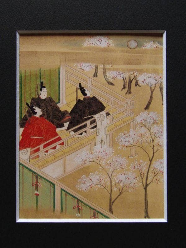 【伊勢物語、第二十九段、春宮女御の御方の花の賀】、希少画集画より