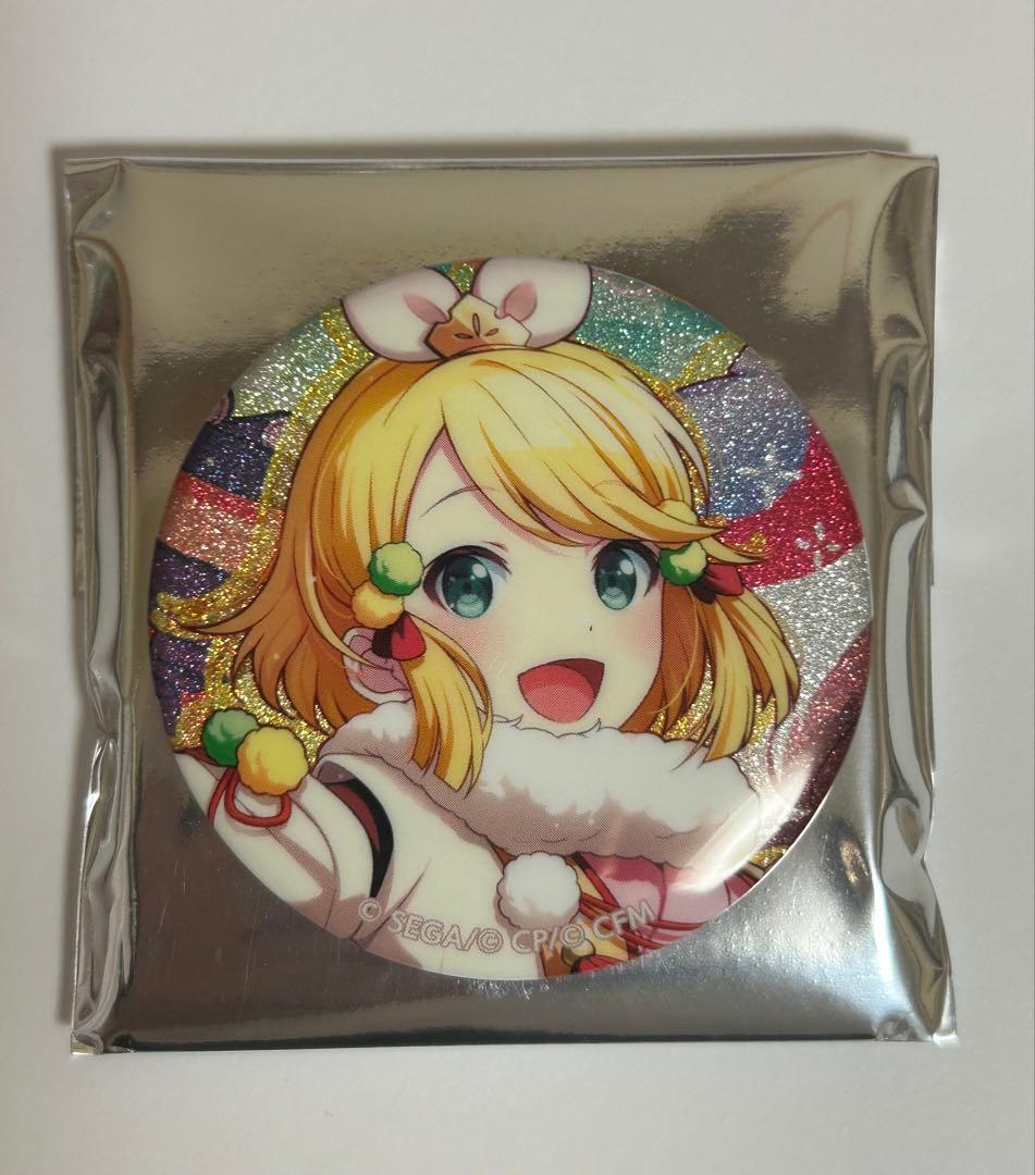 プロセカ グリ缶 グリッター缶バッジ 鏡音リン 28a - メルカリ