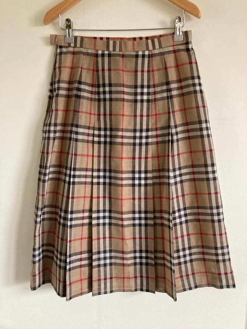 バーバリー プリーツスカート ノバチェック Burberry Burberrys - メルカリ