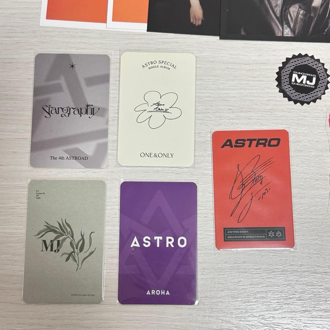 ASTRO￤MJ￤トレカ＋ポストカード＋ステッカー￤セット - メルカリ