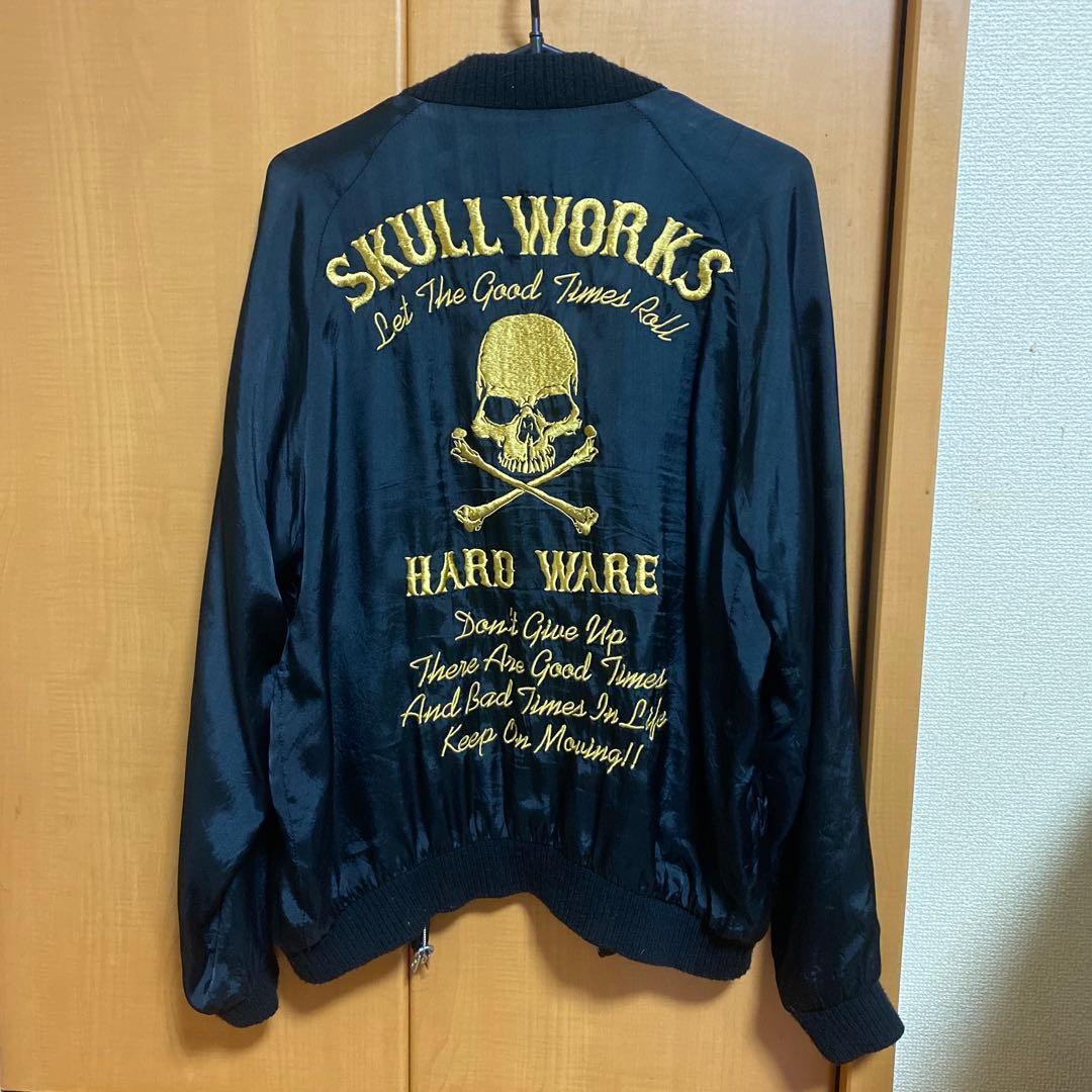 スカルワークス SKULL WORKS スカジャン リバーシブル - メルカリ