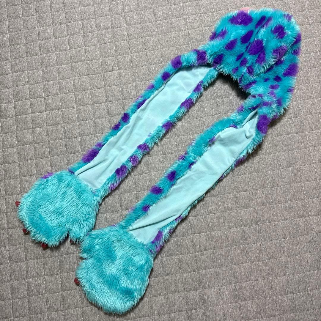 ディズニー モンスターズインクサリー 帽子 マフラー 手袋 ファン