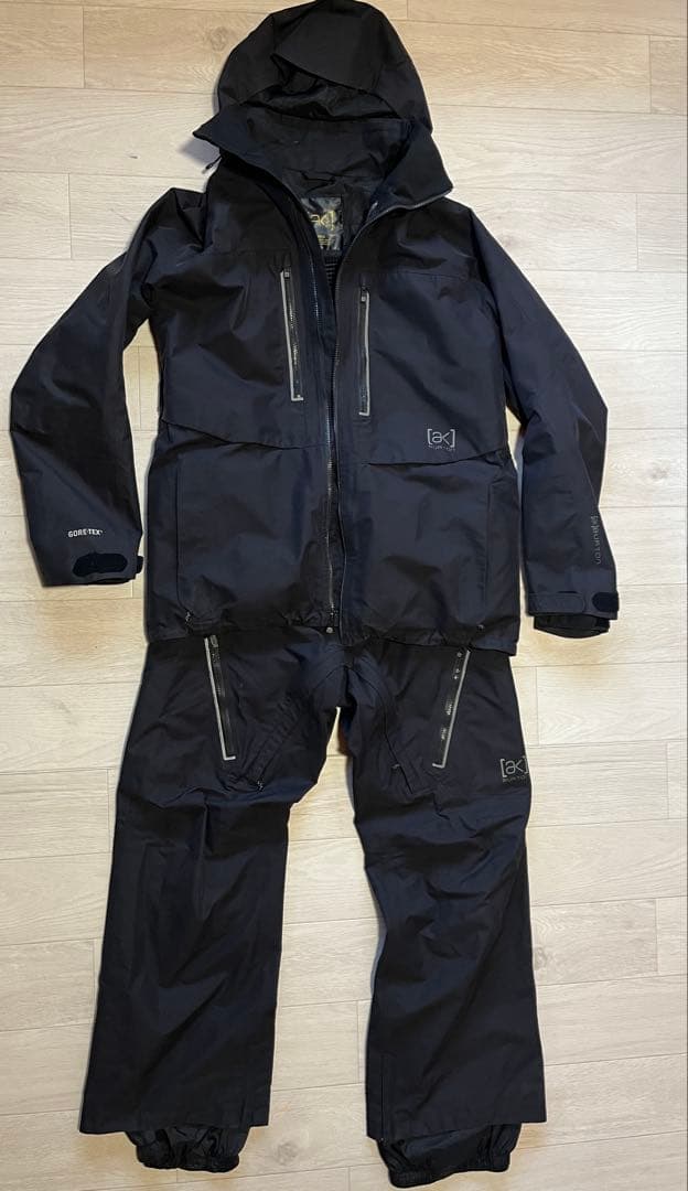 Burton バートン GORE-TEX AKブラックジャケット パンツ メンズ