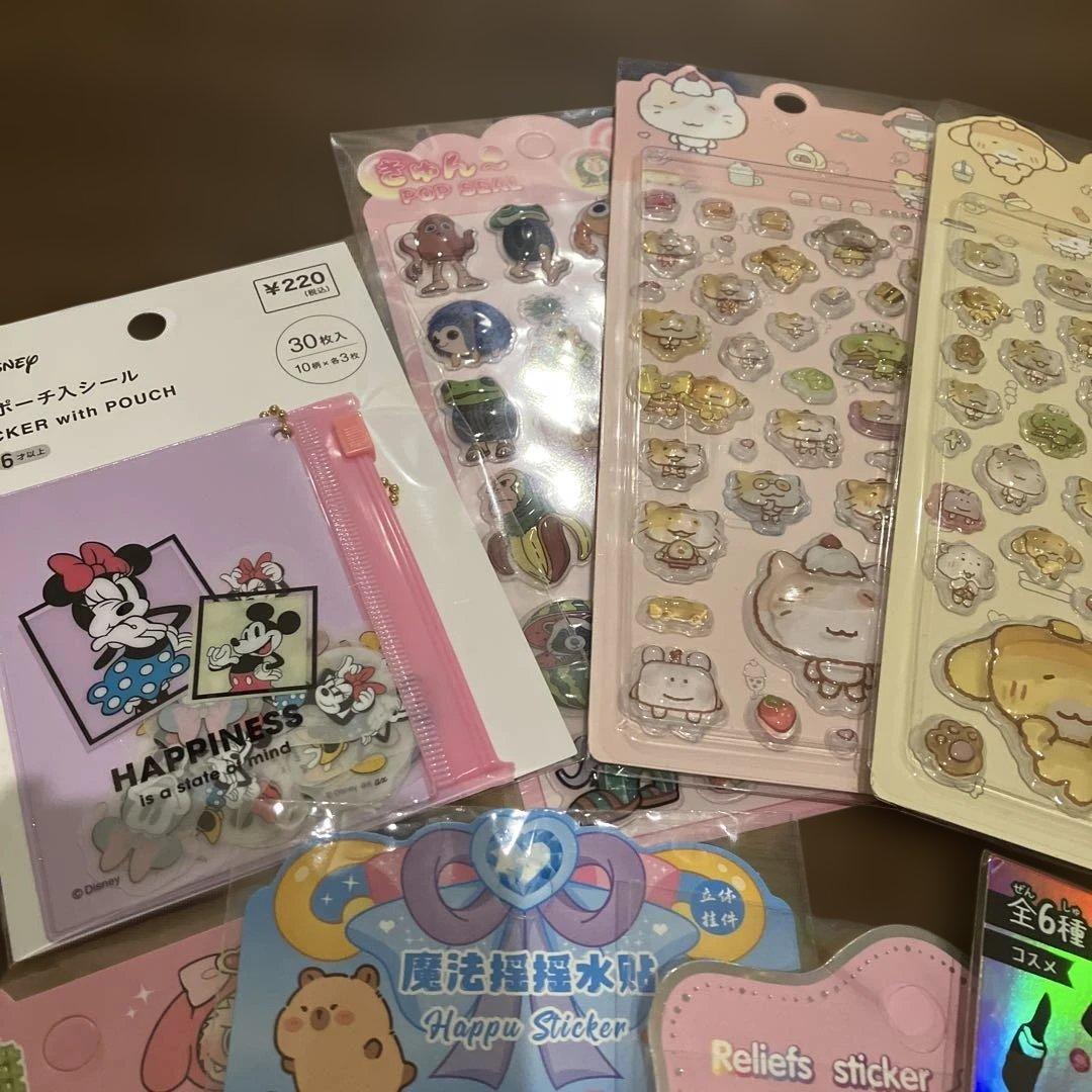 特別価格‼️シールまとめ売り‼️ぷっくりシール，ウォーター