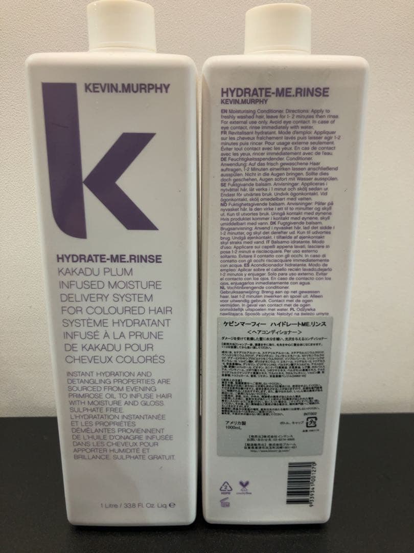 新品 KEVIN.MURPHY HYDRATE-ME.RINSE 1L1本