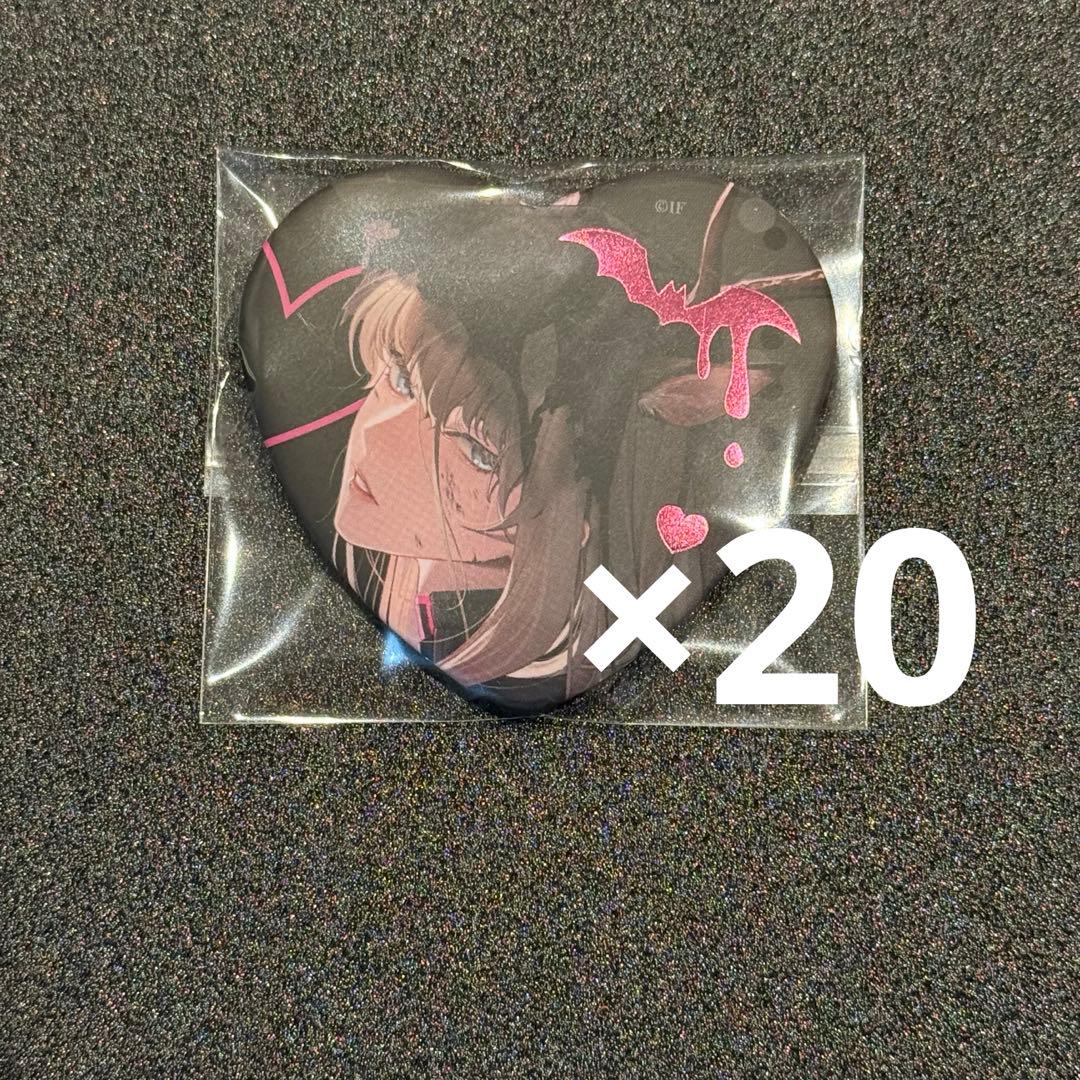 終遠のヴィルシュ 終ヴィル リュカ オトふゆ ハート缶バッジ - メルカリ