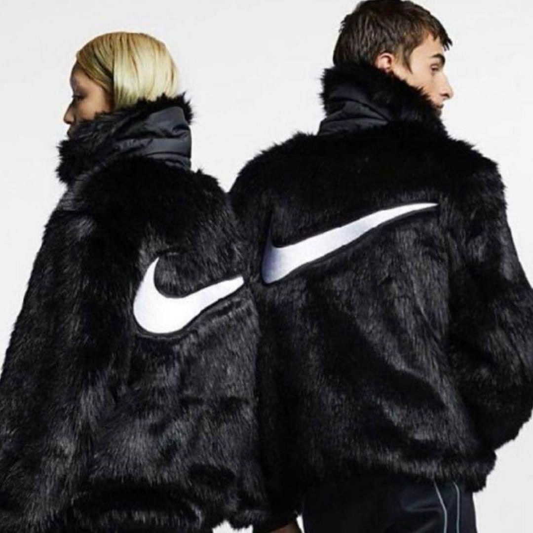 未使用級 ナイキ アンブッシュ リバーシブル フェイクファー ジャケット