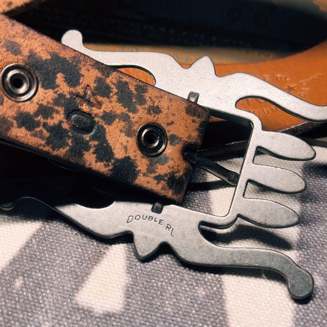 RRL オクトパス バックル ベルト-40